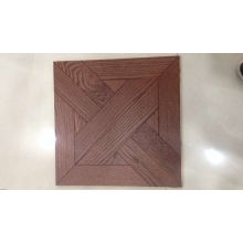 Prefinished Simple Style Brushed Oak Parquet Flooring